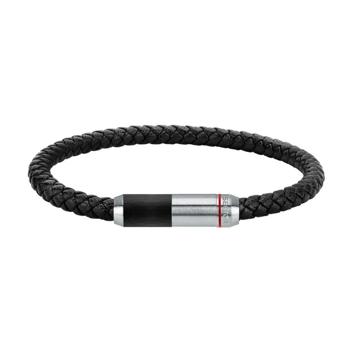 Sector Bijoux Bracelet noir homme en cuir | Homme Bracelet