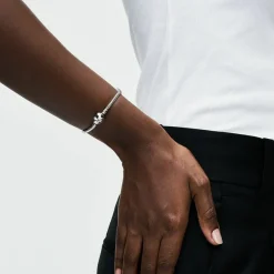 Pandora Bracelet Moments Maille Serpent Fermoir Cœur | Femme Bracelet