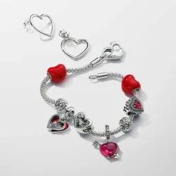 Pandora Bracelet Moments - Maille Cloutée | Femme Bracelet