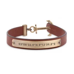 Paul Hewitt Bijoux Bracelet PH-MSC-M-BR - Bracelet Cuir Marron Mixte | Femme Bracelet|Bracelet