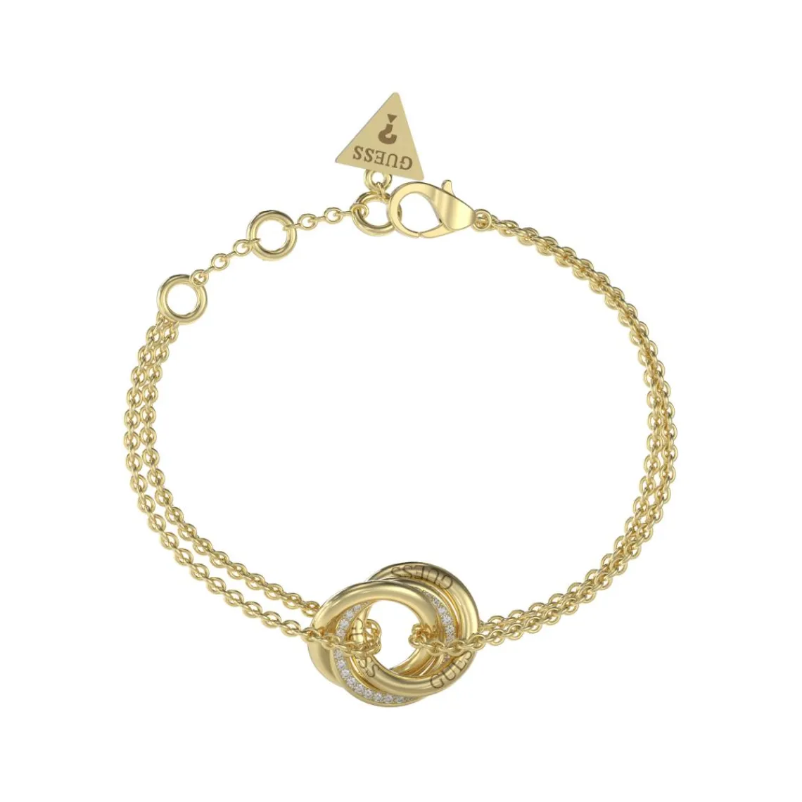 Guess Bijoux Bracelet Perfect Acier Doré Mini Liens | Femme Bracelet