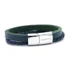 Redskins Bracelet 285113 - Bracelet Cuir Bicolore Homme | Homme Bracelet