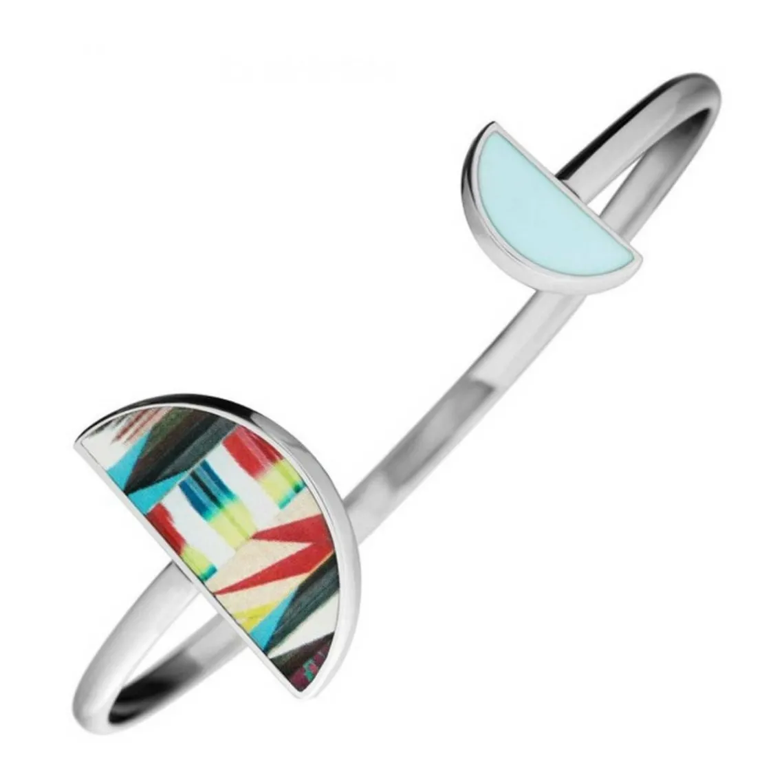 Christian Lacroix Bijoux Bracelet Rigide Femme Christian Lacroix XF11007LC - Métal Argenté et Email | Femme Bracelet