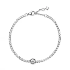 Pandora Bracelet Rivière Halo Scintillant Timeless | Femme Bracelet
