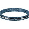 Rochet Bracelet B042286 - Acier TRINIDAD Bicolore Pvd Bleu Homme | Homme Bracelet