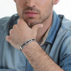 Rochet Bracelet B501090 - Bracelet Hybrid Bicolore Homme | Homme Bracelet