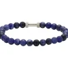 Rochet Bracelet B266012 - ZEN Perles Lapis Lazuli Acier Moleté Homme | Homme Bracelet