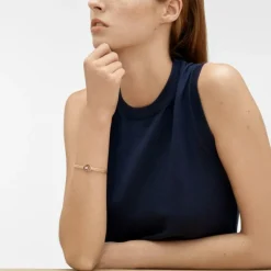 Skagen Bijoux Bracelet skagen Elin SKJ0851791 - Bracelet Milanais Doré Rose Femme | Femme Bracelet