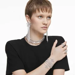 Swarovski Bijoux Bracelet Swarovski 1808960 - Bracelet Argent Cristaux Femme | Femme Bracelet