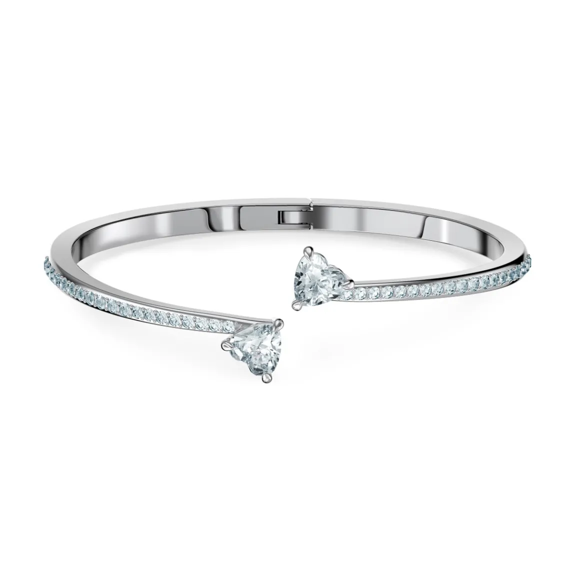 Swarovski Bijoux Bracelet Swarovski 5535354 - Bracelet-Jonc métal argenté cristaux Femme | Femme Bracelet