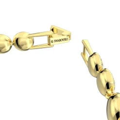 Swarovski Bijoux Bracelet Swarovski 5505469 - Métal doré Rangée de Cristaux incolores ronds Femme | Femme Bracelet