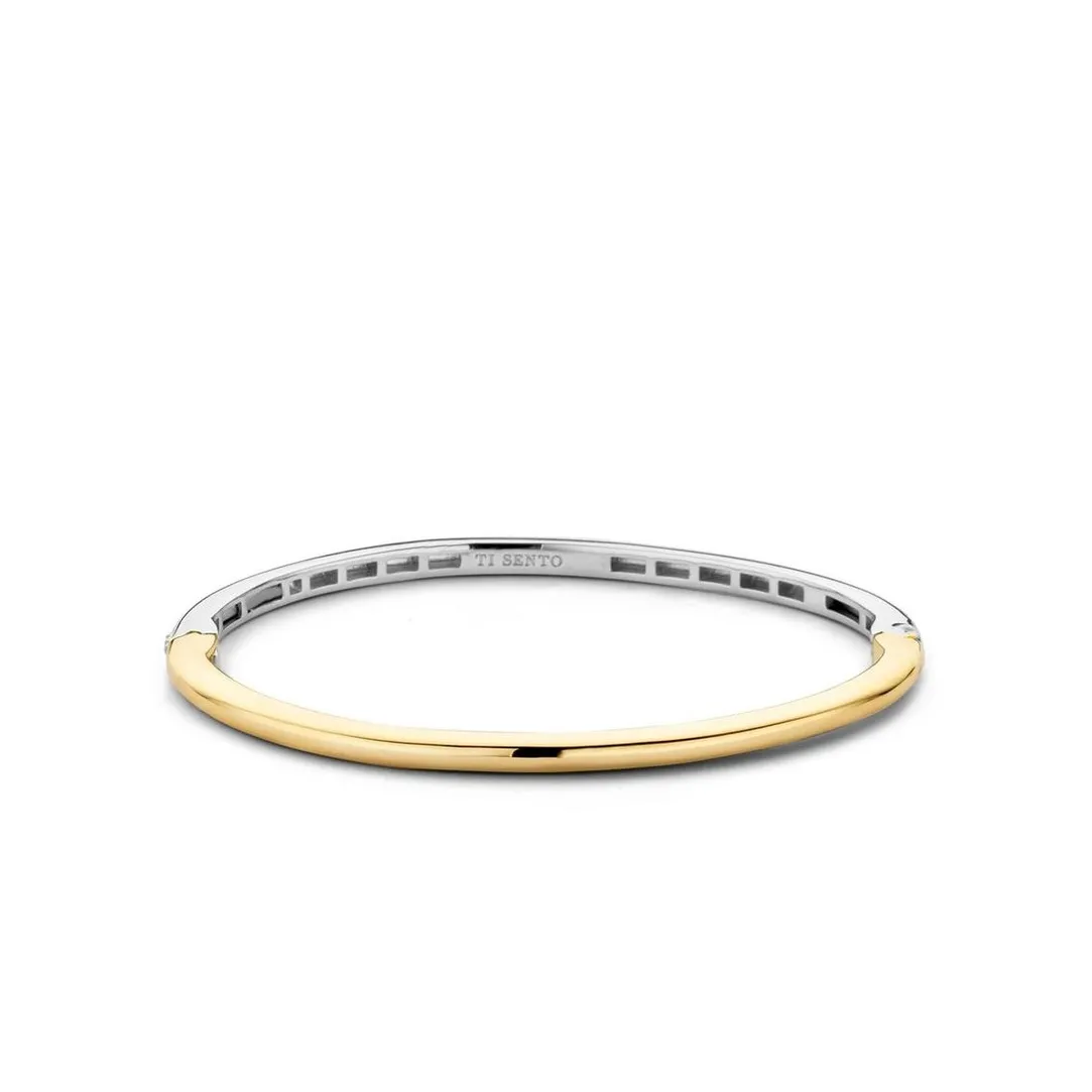 Ti Sento Bracelet 2889SY - Bracelet Acier Argenté Doré Femme | Femme Bracelet
