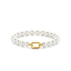 Ti Sento Bracelet - 23036YP Argent Doré Perles Synthétiques | Femme Bracelet