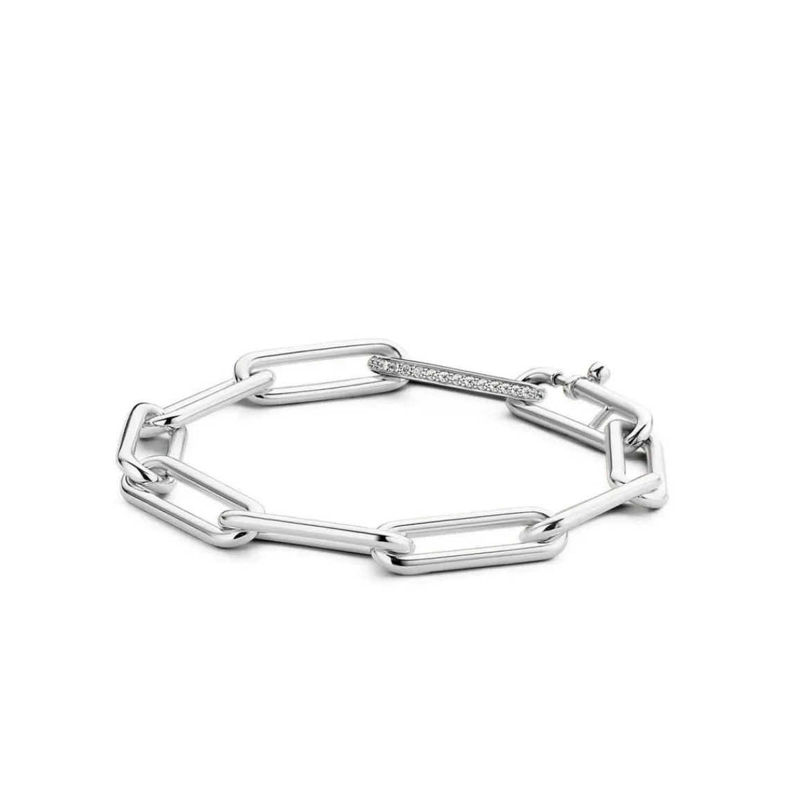 Ti Sento Bracelet 2926ZI - argent grandes mailles rectangulaires Femme | Femme Bracelet