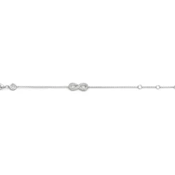 Ti Sento Bracelet 2823ZI - Bracelet Infini Argent Strass Femme | Femme Bracelet
