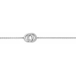 Ti Sento Bracelet 2790ZI - Bracelet Anneaux entrelacés Argent Femme | Femme Bracelet