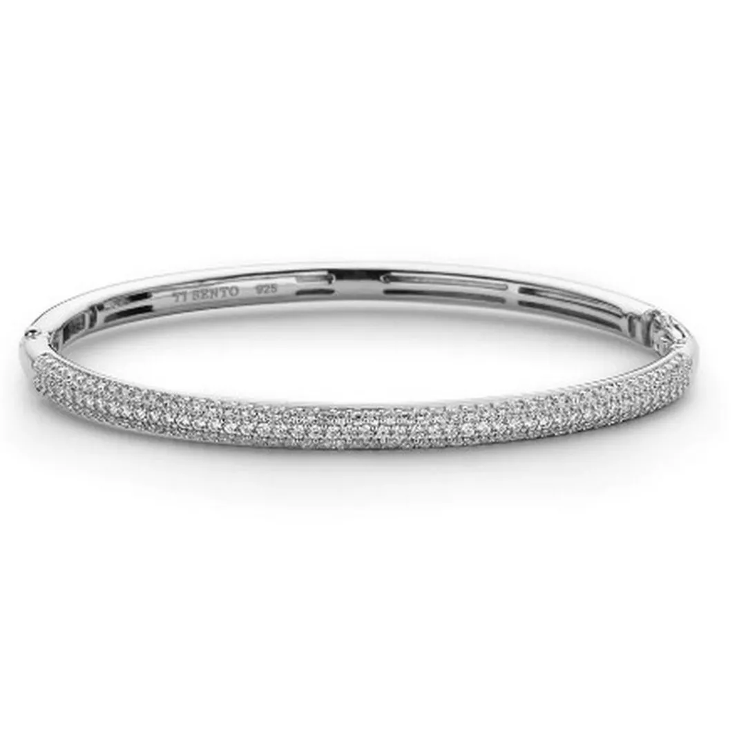 Ti Sento Bracelet 2874ZI - Bracelet Argent Pavé Zirconium Femme | Femme Bracelet