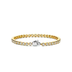 Ti Sento Bracelet - 2842ZY Argent Doré Maille Tennis | Femme Bracelet
