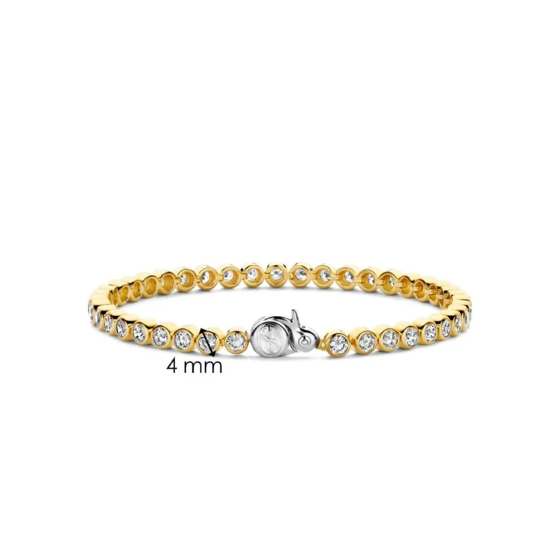 Ti Sento Bracelet - 2842ZY Argent Doré Maille Tennis | Femme Bracelet