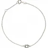 Vertigo Bracelet KISS ME-OR BLANC - Bracelet Acier Diamant Argent Femme | Femme Bracelet