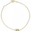 Vertigo Bracelet KISS ME-OR JAUNE - Bracelet Acier Diamant Jaune Femme | Femme Bracelet