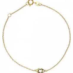 Vertigo Bracelet KISS ME-OR JAUNE - Bracelet Acier Diamant Jaune Femme | Femme Bracelet