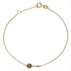 Vertigo Bracelet OPEN ME-OR JAUNE - Bracelet Acier Diamant Jaune Femme | Femme Bracelet