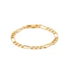 Maison de la Bijouterie Chaine figaro 1-3 plaqué or homme Y33Y00YZ | Homme Bracelet