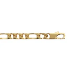 Maison de la Bijouterie Chaine figaro 1-3 plaqué or homme Y33Y00YZ | Homme Bracelet
