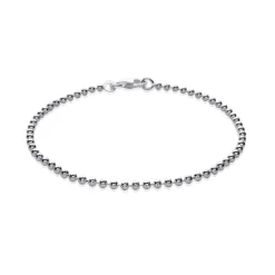 Maison de la Bijouterie Chaine boule argent 2,2mm V60YY0ZV | Femme Bracelet