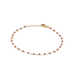 Maison de la Bijouterie Chaine fantaisie perles miyuki plaqué or YU0U6WZV | Femme Bracelet