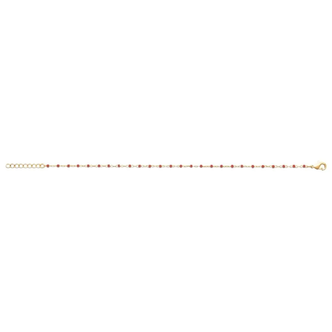 Maison de la Bijouterie Chaine fantaisie perles miyuki plaqué or YU0U6WZV | Femme Bracelet