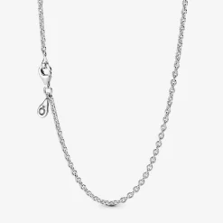 Pandora Chaîne Moments à Maille Forçat | Femme Collier Et Pendentif
