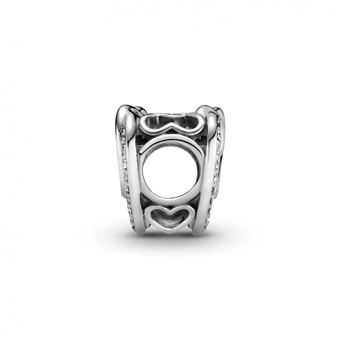 Pandora Charm argent Cœurs Entrelacés Scintillant Bijoux | Femme Charms