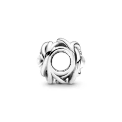 Pandora Charm Asymétrique et Perle - Argent 925/1000 | Femme Charms