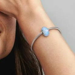 Pandora Charm Bleu Océan Opalescent - | Femme Charms