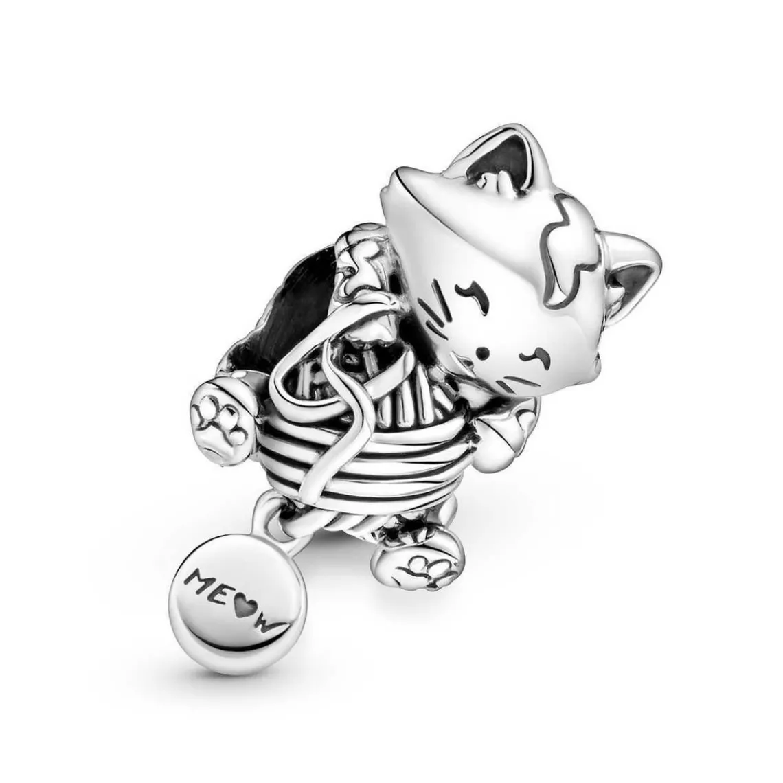 Pandora Charm Boule Chaton & Pelote de Laine Moments | Femme Charms