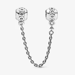 Pandora Charm Chaîne de Confort Argent Couronne de Cœurs Moments | Femme Charms