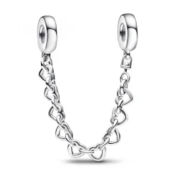 Pandora Charm Chaîne de Confort Frise de Cœurs | Femme Charms