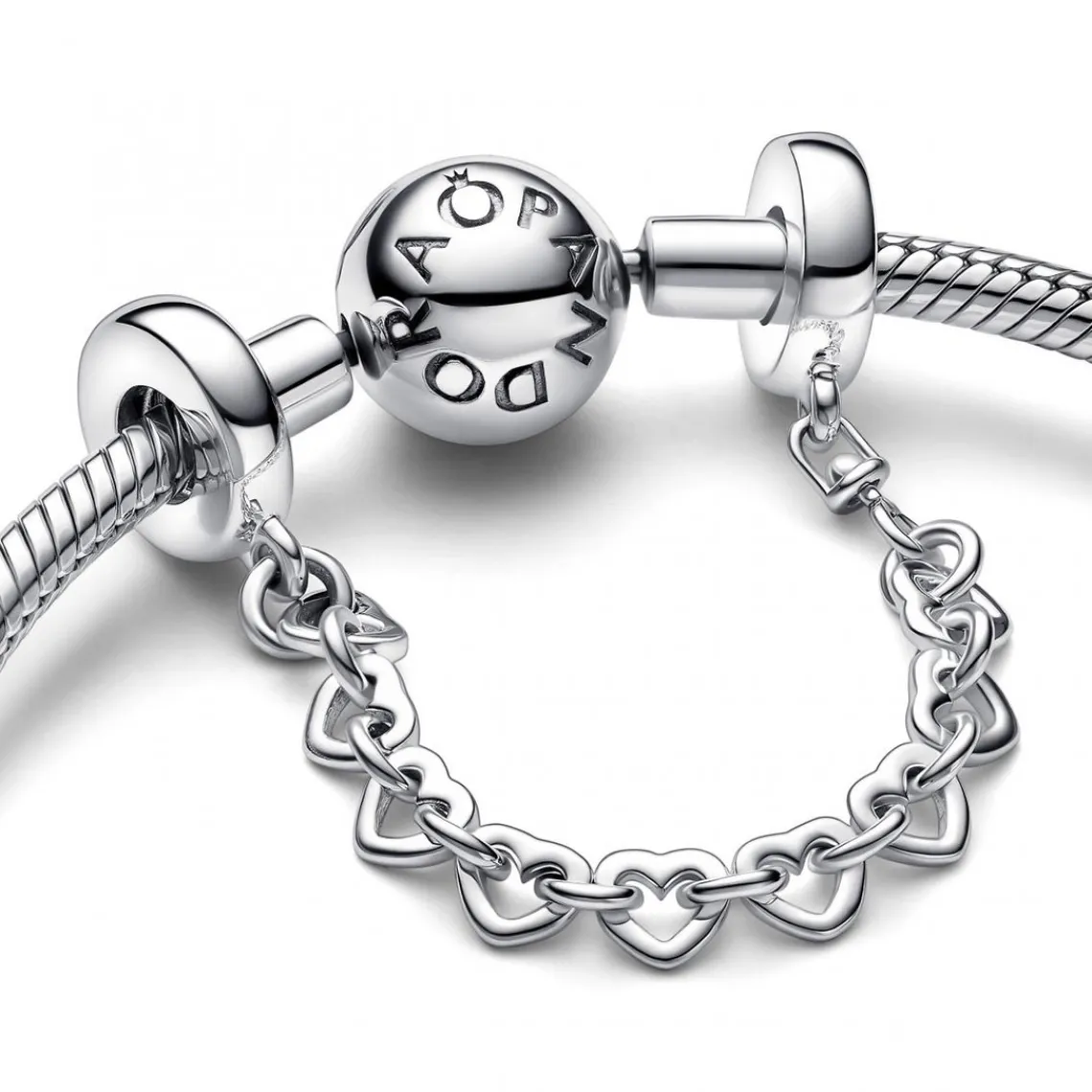Pandora Charm Chaîne de Confort Frise de Cœurs | Femme Charms