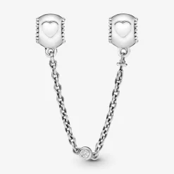 Pandora Charm Clip Chaîne de Confort Moments Cœurs En Relief | Femme Charms