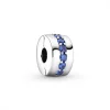 Pandora Charm Clip Éclat Bleu Colours | Femme Charms