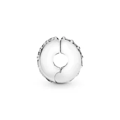 Pandora Charm Clip Moments Rangée Scintillante Incolore | Femme Charms