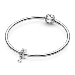 Pandora Charm Clip Pavé Moments - Ma Famille pour Toujours | Femme Charms
