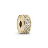 Pandora Charm Clip Pavé Transparent Moments | Femme Charms