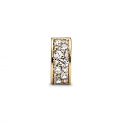 Pandora Charm Clip Pavé Transparent Moments | Femme Charms