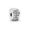 Pandora Charm Clip Pendant Cœurs de l'Infini Scintillants Argenté | Femme Charms