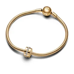 Pandora Charm Clip Rangée Scintillante Incolore | Femme Charms