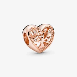 Pandora Charm Cœur Arbre de Vie Ajouré Fête des mères | Femme Charms