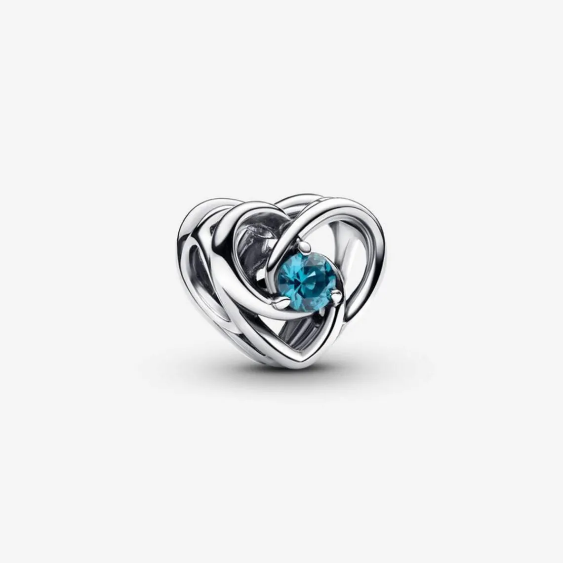 Pandora Charm Cœur Entrelacé et Pierres Bleu | Femme Charms